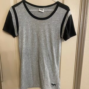 PINK black and grey shirt